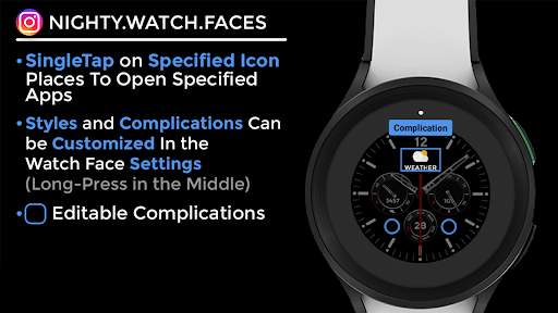 Nighty Analog 06 - watch face screenshot 12