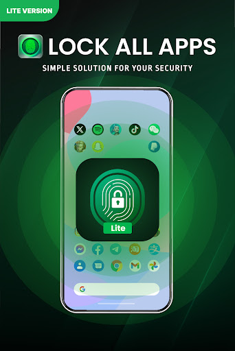 Android application Applock Lite - Fingerprint screenshort