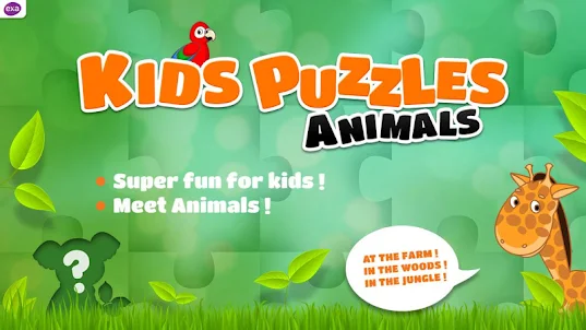 아이들은 게임 동물 퍼즐