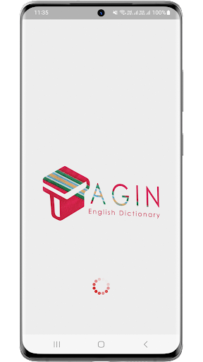 Android application Tagin English Dictionary screenshort