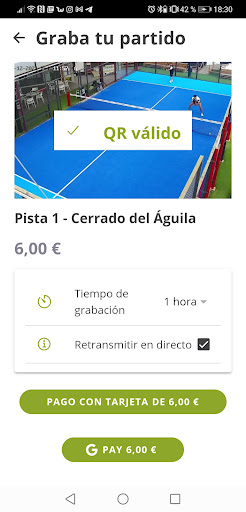 Pádel en directo Screen 2