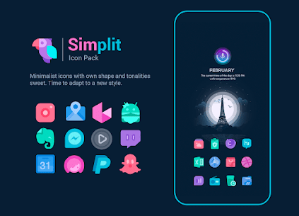 Simplit – Icon Pack 1.4.1 Apk 1