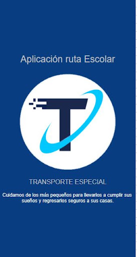 Android application Transroca ruta escolar screenshort