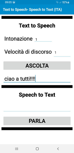 Text to Speech- Speech to Text Screen 2