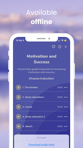 Screenshot of Powermind: Hypnosis Meditation