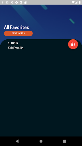 Kirk Franklin gospel lyrics Screen 2