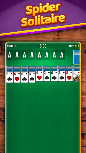 Android application Spider Solitaire screenshort