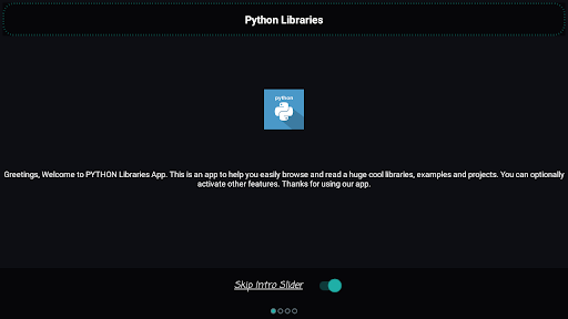 Screenshot of Python Libraries and Compiler