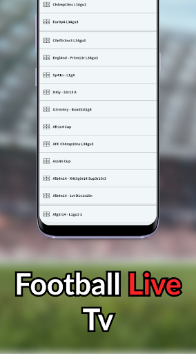 Android application Live Football TV Streaming HD screenshort