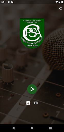 Android application FM San Agustín screenshort