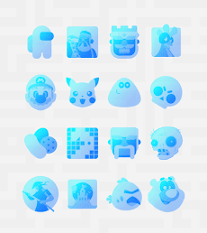 Sora Blue - Icon Packのおすすめ画像4