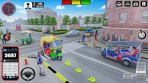 Auto Rickshaw 3D: Tuk Tuk Game Screen 3