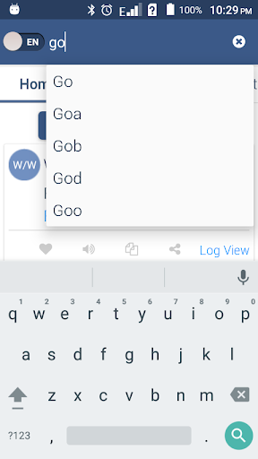 English To French Dictionary Screen 2