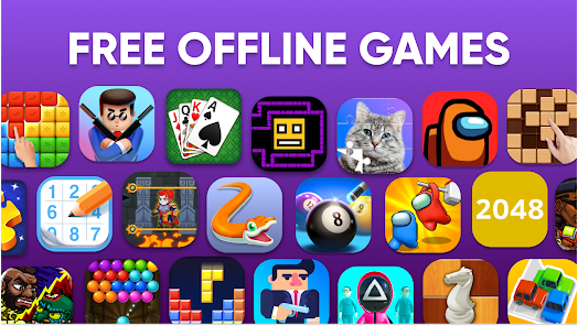Fun Offline Games - No WiFi Mod + Apk(Unlimited Money/Cash) screenshots 1
