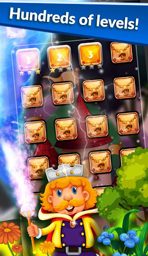 Android application Match 3 Crush King Jewels screenshort
