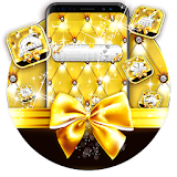 Golden Bow Diamond Theme icon