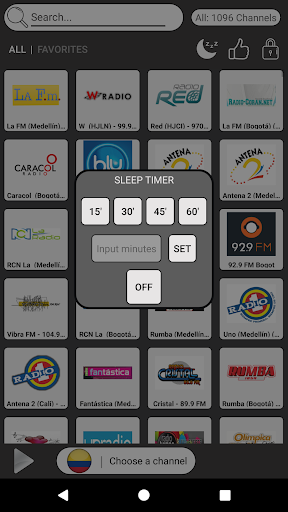 Colombia Radio Stations-AM FM Screen 2