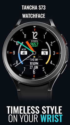 Android application Tancha S73 Watch Face screenshort