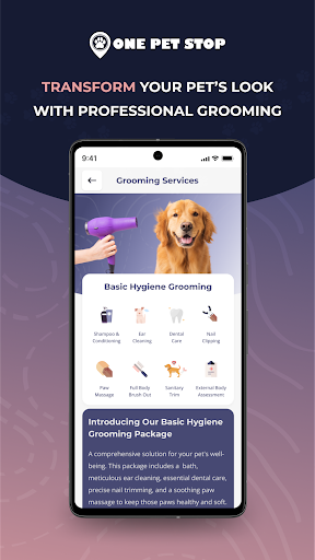 One Pet Stop Screen 2