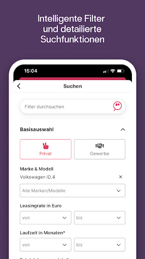 GoLeasy - Leasingsuchmaschine Screen 3