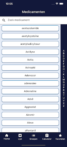 Anesthesiologie Medicatie Screen 2