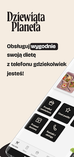 Android application Dziewiąta Planeta Catering screenshort