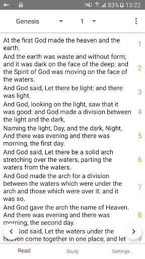 Android application CommunityBibleStudy screenshort