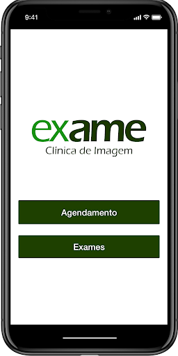 Android application EXAME CLINICA DE IMAGEM screenshort
