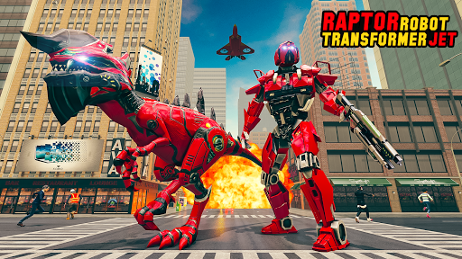 Raptor Robot Car Transform - Multi Robot Game  screenshots 1