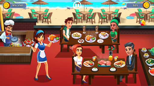 Android application Cooking Cafe - Food Chef screenshort