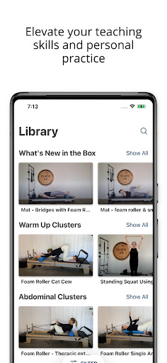 The Pilates HQ App Screen 3