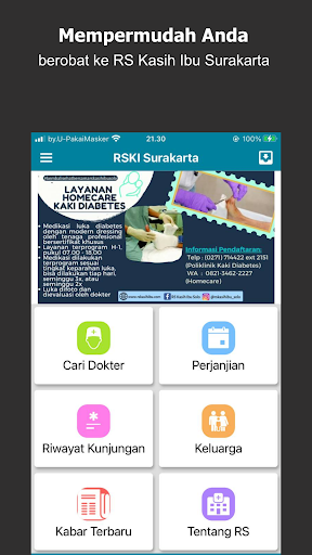 Android application RS Kasih Ibu Surakarta screenshort