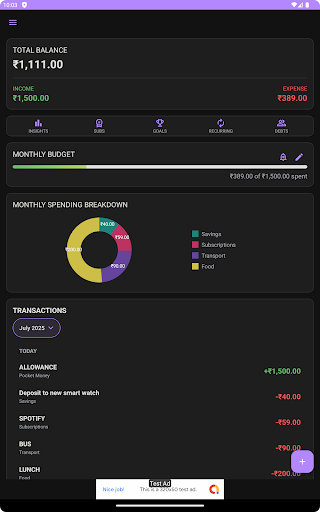 Transactr  Expense Tracker