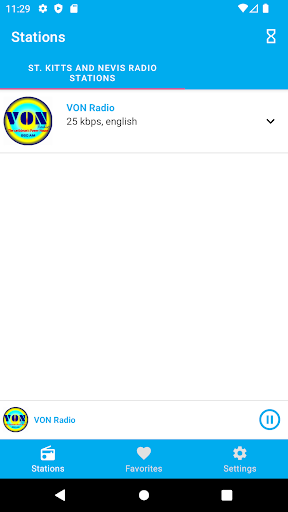 Android application St. Kitts And Nevis Radio Stat screenshort
