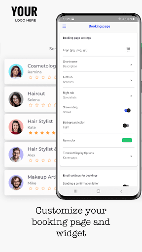 Android application toBookLink: Appointment System screenshort