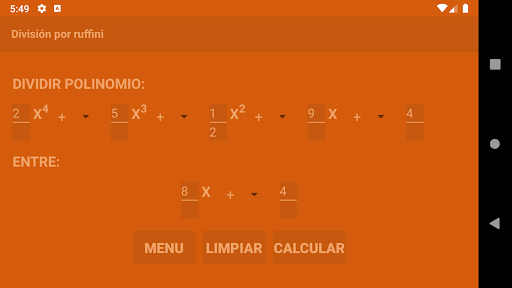 División Ruffini Screen 2