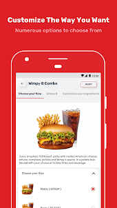 Wimpy Egypt Order Food Online