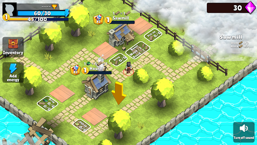 Android application Farming Island Land 3d Craft screenshort