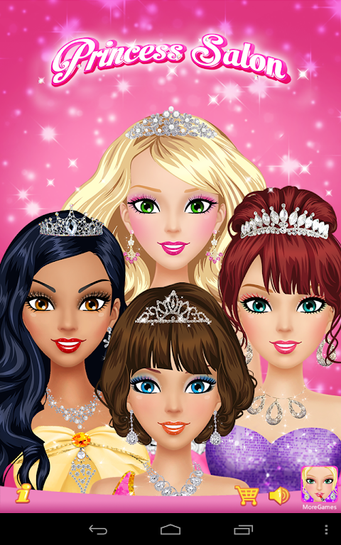 video permainan barbie salon