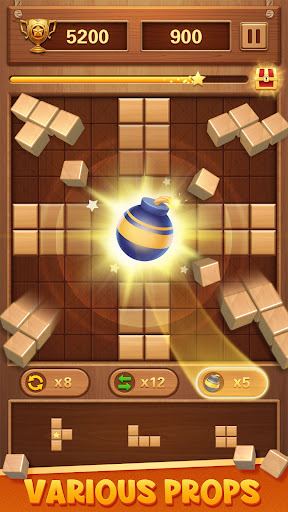 Block Puzzle Wood Blast screenshots 2