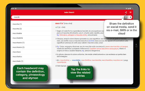 Dizionario Italiano Gabrielli screenshot 10