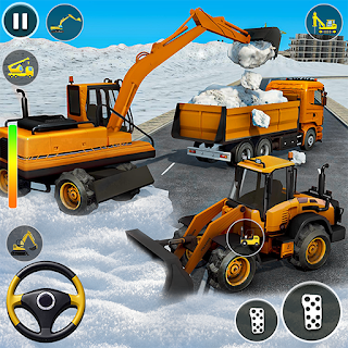 Snow Excavator Simulator Game apk