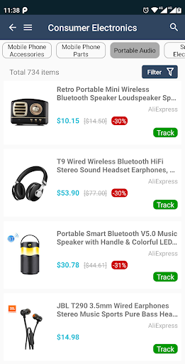 Easy Shopping - Track and Buy fr