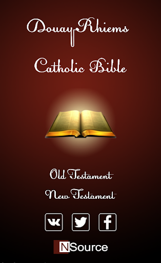 Android application Douay-Rhiems Catholic Bible screenshort