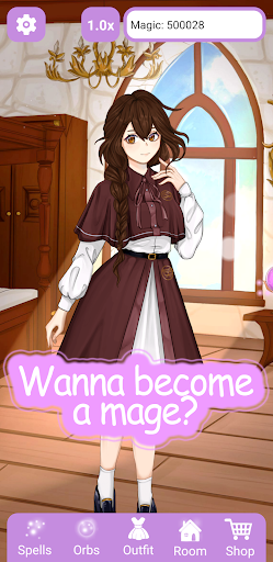 Android application Mage-Girl | offline anime game screenshort
