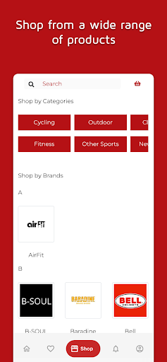 Android application EvoSportz screenshort