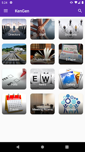 KenGen Staff App Screen 2