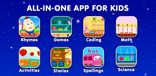 KidloLand - 嬰兒遊戲和教育歌曲
