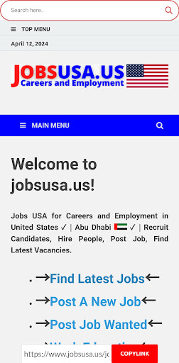 Android application Jobs USA Recruitment screenshort