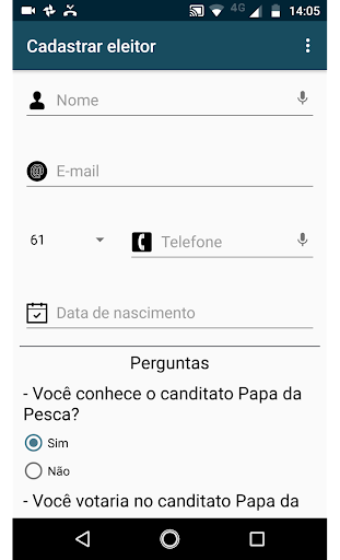 Voto Já Screen 3